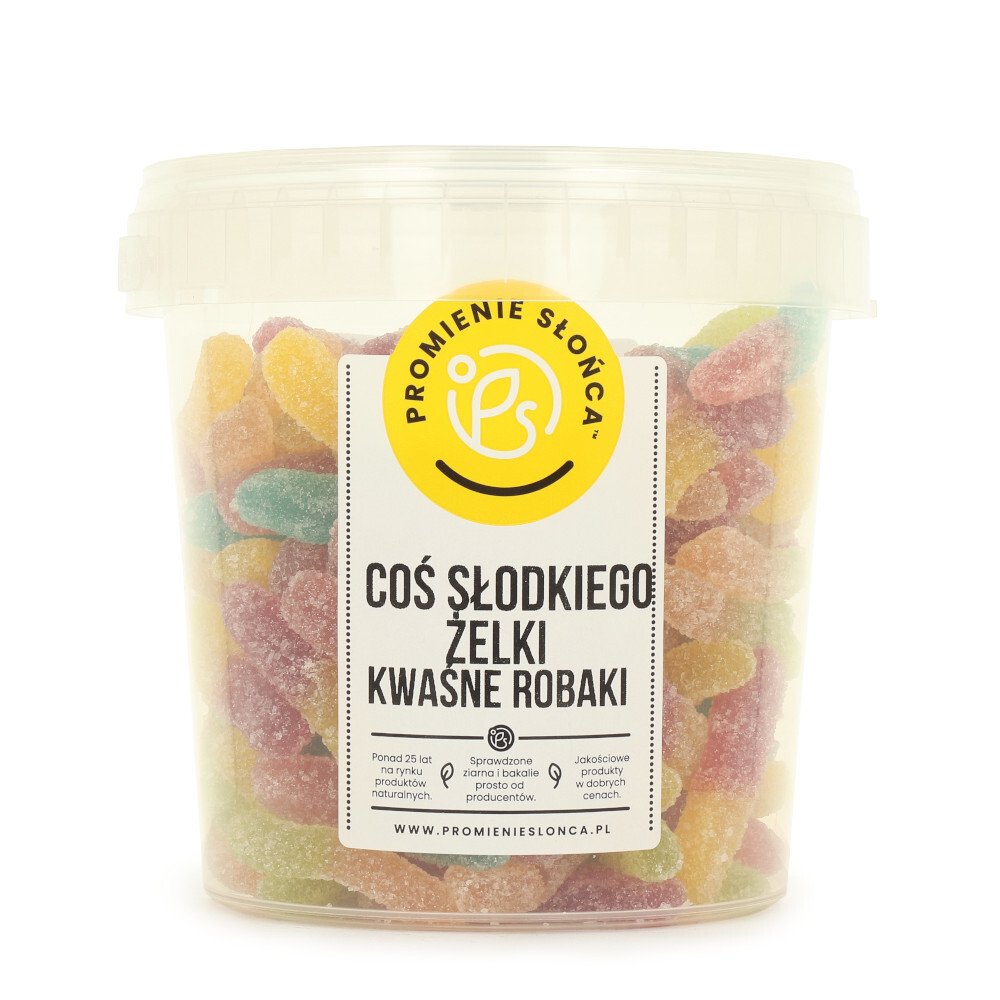 Żelki Kwaśne Robaki 700 g