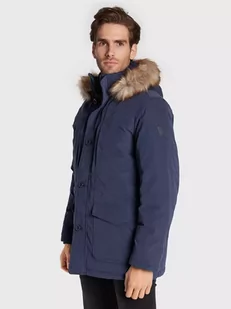 Wrangler Parka Jacket Męska Kurtka Zimowa Navy W4E6X7114-3Xl - Kurtki męskie - miniaturka - grafika 1