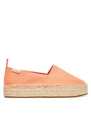 Espadryle damskie - Calvin Klein Jeans Espadryle Platform Espadrille Ml Cs YW0YW01871 Pomarańczowy - miniaturka - grafika 1