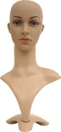 Manekiny wystawowe - Manekin głowa HWC-G70, peruka manekin kobieta manekin okno manekin, ruchomy 55cm - miniaturka - grafika 1