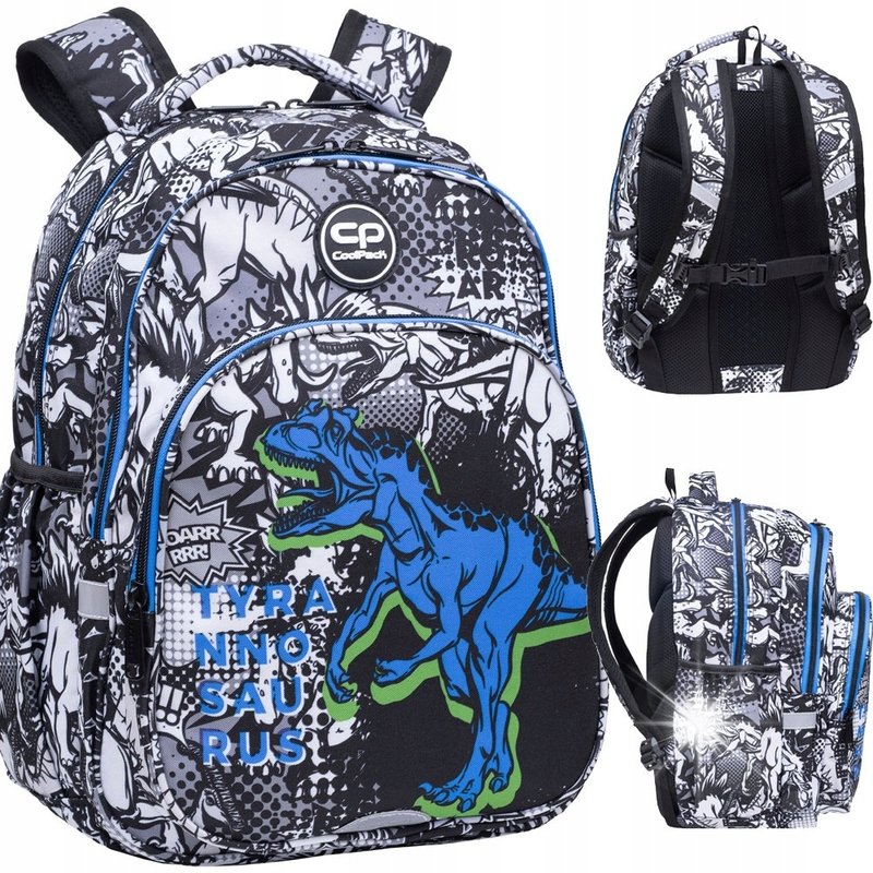 Coolpack Base Plus Plecak Szkolny Młodzieżowy Dinozaur T-Rex F027853
