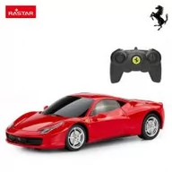 Zabawki zdalnie sterowane - Auto na radio Ferrari 458 Italia 1:24 46600 RASTAR - miniaturka - grafika 1