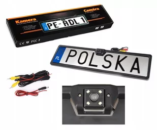 Kamera Cofania W Ramce Tablicy Rejestracyjnej Led - Kamery cofania - miniaturka - grafika 1
