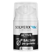 Balsamy po goleniu - Solverx Men Active Balsam po goleniu 50 ml - miniaturka - grafika 1