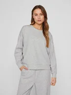 Bluzy damskie - Vila Bluza "Atelier" w kolorze szarym - miniaturka - grafika 1