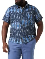 Koszule męskie - Joe Browns Męska koszula z krótkim rękawem, plażowa, niebieska, M - miniaturka - grafika 1