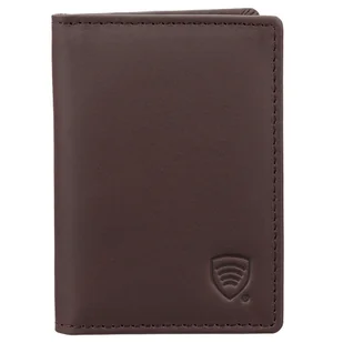 Mały męski portfel antykradzieżowy na karty RFID z wyciąganym albumem (brąz) - Etui na dokumenty i karty Mały męski portfel antykradzieżowy na karty RFID z wyciąganym albumem (brąz) - Etui na dokumenty i karty - miniaturka - grafika 1