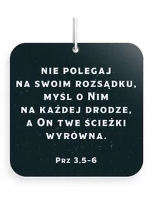 SZARON Zawieszka zapachowa - Ufaj Panu - Szaron - Zawieszki - miniaturka - grafika 1