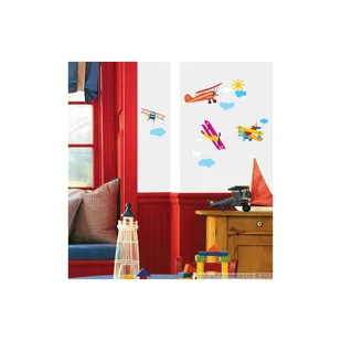 Zestaw naklejek Ambiance Planes - Wyposażenie pokoiku dziecięcego - miniaturka - grafika 1