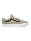 Trampki damskie - Vans Skórzane sneakersy w kolorze khaki - miniaturka - grafika 1