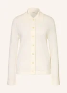 Swetry damskie - Selected Femme Kardigan weiss - miniaturka - grafika 1