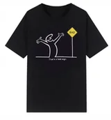 Koszulki męskie - KOSZULKA MĘSKA LA LINEA BALUM BALUM Z NADRUKIEM ŚMIESZNE KOSZULKI TSHIRT 12 - miniaturka - grafika 1