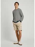 Spodenki męskie - Pepe Jeans Bojówki w kolorze beżowym - miniaturka - grafika 1