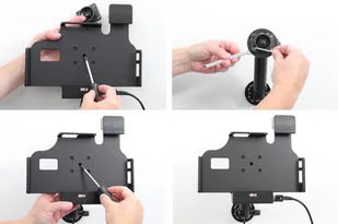 Uchwyt aktywny do instalacji na stałe z blokadą sprężynową do Samsung Galaxy Tab Active 3, SM-T570/SM-T575 w oryginalnym futerale - Akcesoria do tabletów i e-booków - miniaturka - grafika 4