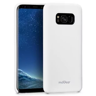 moVear Etui silikon Galaxy S8+ (Plus) MOVEAR silkyCase Białe Samsung G955F SGS8PCSC0GYCWH - Etui i futerały do telefonów - miniaturka - grafika 1