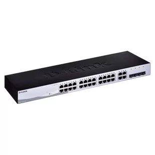 D-LINK 28-Port Layer2 Smart Managed Gigabit Switch dlink green 3.0 24x 10/100/1000Mbit/s TP RJ-45 Port4x TP Combo Port/SFP Slot - Pozostałe akcesoria sieciowe - miniaturka - grafika 1