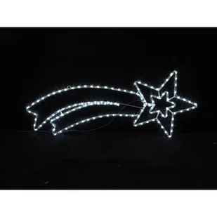 Gwiazda spadająca zewnętrzna 120 LED 110 cm - Oświetlenie świąteczne - miniaturka - grafika 1
