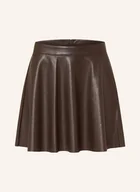 Spódnice - Only Spódnica O Wyglądzie Skóry braun - miniaturka - grafika 1