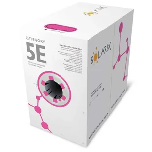 Przewód UTP Solarix, kat.5e, box 305m, LSOH, SXKD-5E-UTP-LSOHFR-B2ca 27724126 - Kable miedziane Przewód UTP Solarix, kat.5e, box 305m, LSOH, SXKD-5E-UTP-LSOHFR-B2ca 27724126 - Kable miedziane - miniaturka - grafika 1