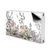 Dekoracje domu - Ozdobny magnes na grzejnik Pastelowy ogród 100x60, Bluedecor - miniaturka - grafika 1