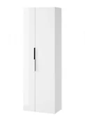 Szafki łazienkowe - Cersanit City szafka wysoka 180 cm słupek wiszący biały połysk S584-019-DSM - miniaturka - grafika 1