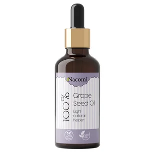 Nacomi Olej z Pestek Winogron z Pipetką 50ml - Serum do twarzy - miniaturka - grafika 1