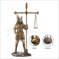 Figurki dekoracyjne - ANUBIS TRZYMAJĄCY WAGĘ VERONESE WU77966A4 - miniaturka - grafika 1