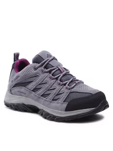Columbia Trekkingi Crestwood Waterproof BL5372 Szary - Buty trekkingowe damskie - miniaturka - grafika 1