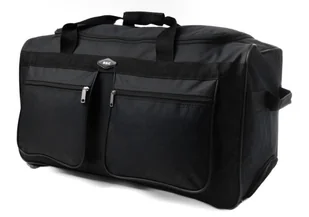 Pojemna Torba Podróżna Na Kółkach RGL A3 CZARNA 60 x 32 x 32 [cm] - Torby męskie - miniaturka - grafika 1