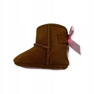 Kozaki damskie - Niskie kozaki ocieplane dziewczęce UGG 16 - miniaturka - grafika 1