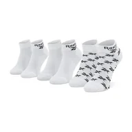 Skarpetki damskie - Reebok Skarpety Wysokie Unisex Cl Fo Ankle Sock 3P GG6674 White - miniaturka - grafika 1