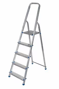 Drabina wolnostojąca AWTOOLS, 5 stopni, 150 kg - Drabiny - miniaturka - grafika 1