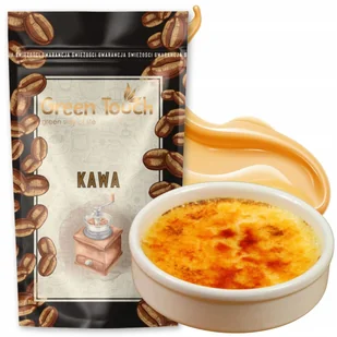 Kawa Ziarnista Smakowa Creme Brulee Deserowa Śmietankowa 200 G Green Touch - Cappuccino i kawy smakowe - miniaturka - grafika 1