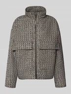 Płaszcze męskie - Kurtka ze stójką i kieszeniami z patką - miniaturka - grafika 1