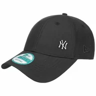 Czapki i chusty sportowe męskie - Czapka 9Forty NY Yankees Strapback by New Era, czarny, One Size - miniaturka - grafika 1