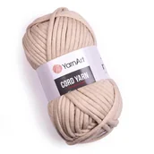 Pasmanteria - Włóczka Mini Marshmallow Z Wypełnieniem Yarnart Cord Yarn Nr 753 Beżowy 73M - miniaturka - grafika 1
