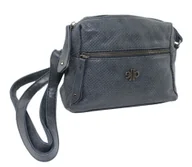 Torby męskie - Stylowa Torebka Jennifer Jones Ze Skóry Włoskiej Ekologicznej 3454 GRANATOWA 22 x 16 x 7 [cm] - miniaturka - grafika 1