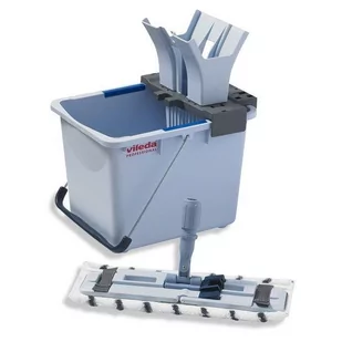 Vileda profesjonalna Proffesional Zestaw do zamiatania: Mop + wiadro UltraSpeed Pro Sta - Miotły, szufle, mopy - miniaturka - grafika 1