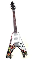 Instrumenty muzyczne dla dzieci - Upomnikarnia, Mini gitara Jimi Hendrix UPOMINKARNIA Psychedelic F.V - miniaturka - grafika 1