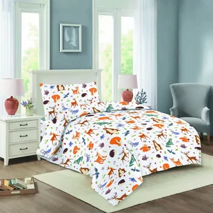 Bawełniana jednoosobowa pościel dziecięca 140x200 cm Nela – Cotton House - Pościel dla dzieci - miniaturka - grafika 1