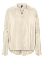 Bluzki damskie - Vero Moda Bluzka w kolorze kremowym - miniaturka - grafika 1