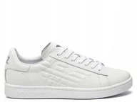 Buty sportowe męskie - Buty Męskie EA7 X8X001-XCC51-O001 EA7 Sneakers Białe 42 2/3 - miniaturka - grafika 1