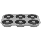 Formy do ciast - FORMA SILIKONOWA DO PIECZENIA 6 DONUTÓW BRUNBESTE BB-1521 - miniaturka - grafika 1