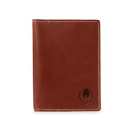 Portfele - Męski skórzany portfel slim ORLOVSKY W02 brązowy - miniaturka - grafika 1