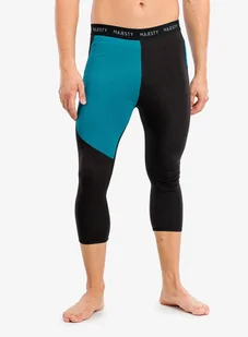 Legginsy termoaktywne męskie Majesty Surface Pants - black/green - Kalesony - miniaturka - grafika 1
