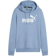 Bluzy sportowe damskie - Damska Bluza Z Kapturem Z Logo ESS - miniaturka - grafika 1