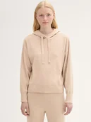 Bluzy damskie - Bluza z kapturem damska Tom Tailor 1043338 S Czarna (4068127059093). Bluzy z kapturem damskie - miniaturka - grafika 1