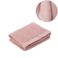 Ręczniki - Ręcznik kąpielowy VAFFEL różowy 70x130cm - miniaturka - grafika 1
