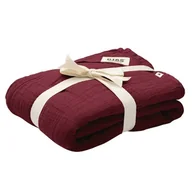 Śliniaki i fartuszki - BIBS Kocyk letni 100% GOTS organic cotton 120 x 120 Elderberry - miniaturka - grafika 1