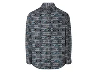 Koszule męskie - LIVERGY® Flanelowa koszula męska casualowa (XXL (45/46), We wzory/szary/czarny) - miniaturka - grafika 1